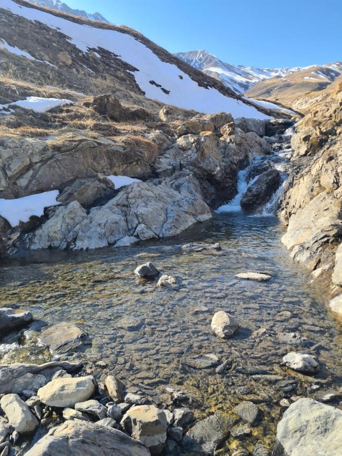 Grand Studio 28 M2 Tout Confort Au Pieds Des Pistes Allos Exteriör bild